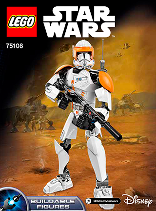 LEGO Star Wars Clone Commander Cody 75108 NEW 