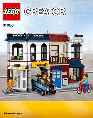 George Stevenson Modregning kaptajn Bike Shop & Café 31026 - LEGO® Creator Sets - LEGO.com for kids