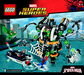 New Genuine LEGO Doc Ock Marvel Super Heroes 76059 