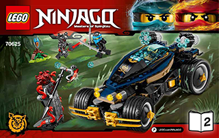 Ninjago SAMURAI VXL LEGO 70625 New 