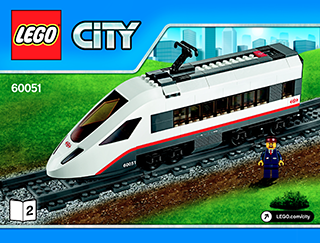 LEGO City Treno Passeggeri 60051 Vagone passeggeri 