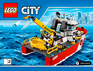 消防船 樂高 城市系列盒組 Lego Com 兒童專區