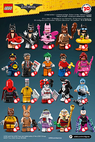 レゴ®ミニフィギュア レゴ® バットマン ザ・ムービー 71017 - レゴ