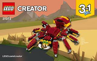 lego creator mythical creatures 31073
