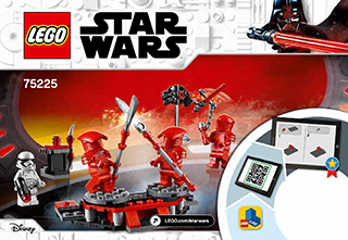 1 Elite PRAETORIAN GUARD from set 75225 NEW electro-staff short Lego Star Wars