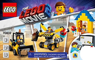 Lego The Lego Movie 2 70832 Emmet's Builder Box 