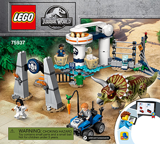 New Sealed LEGO 75937 Jurassic World Triceratops Rampage