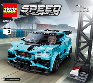Formula E Panasonic Jaguar Racing GEN2 & I-PACE eTROPHY 76898 - LEGO® Speed Champions Sets LEGO.com for kids