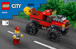 ポリス モンスタートラック強盗 60245 - レゴ®シティ セット - LEGO