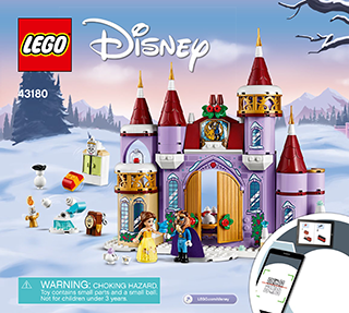 Lego Disney Princesas Castillo Invierno La Bella Y La Bestia 