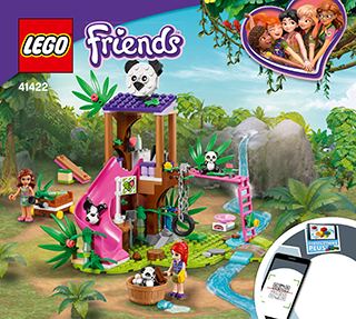 Lego Friends Panda árbol Selva House 41422-Nuevo y Sellado