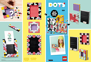 lego dots creative picture frames