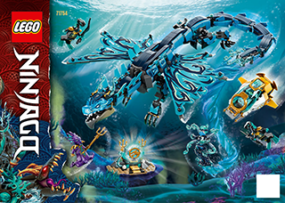 lego ninjago drago blu istruzioni