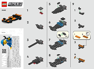 Lego Racing Car Instructions