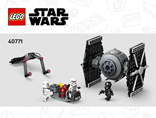 専用ページ LEGO Star Wars 40771 TIE Fighter with Imperial Hangar Rack review