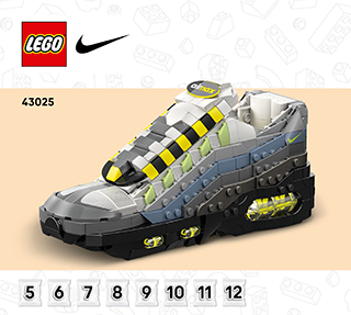 Nike Air Max 95 x 乐高®套装说明书
