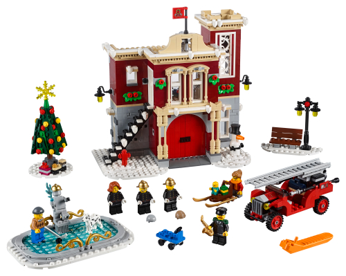 Caserma dei pompieri del villaggio invernale — set LEGO 10263
