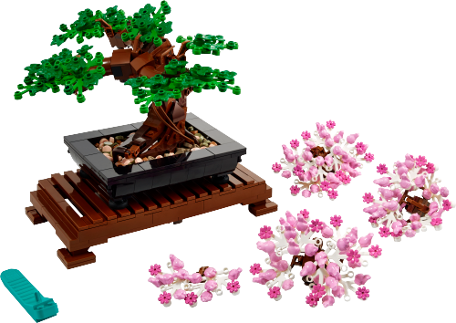 Bonsai Baum MOC-62184 Bausteine Spielzeug Bausatz 647 teile für Dekoration 