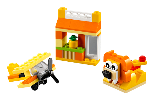 Scatola della Creatività Arancione — set LEGO 10709