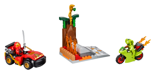 NINJAGO: resa dei conti con il serpente — set LEGO 10722