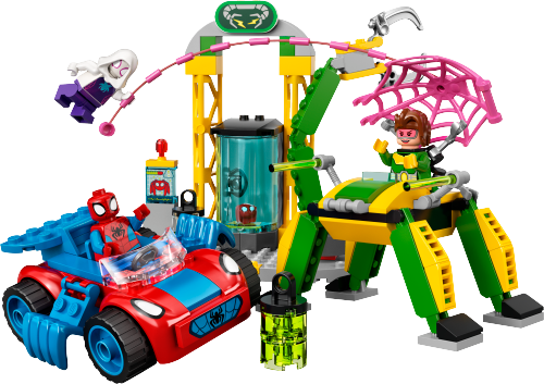 Spider-Man al laboratorio di Doctor Octopus — set LEGO 10783