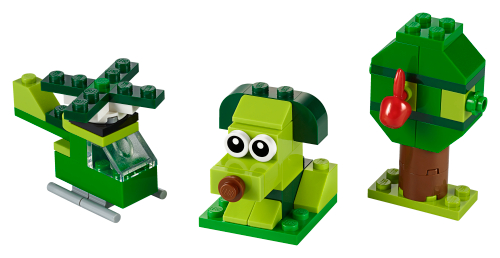 Mattoncini verdi creativi — set LEGO 11007