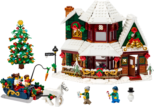 Caja de LEGO 11387 Casa Navideña