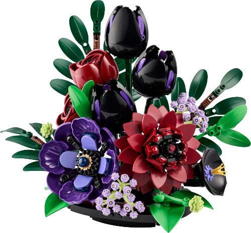 Caja de LEGO 11513 Arreglo Floral Oscuro