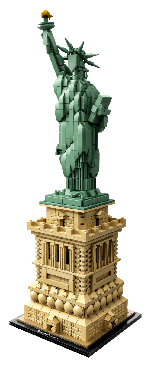 MODELLO 3D LEGO ARCHITECTURE SET 21042 STATUA DELLA LIBERTÀ