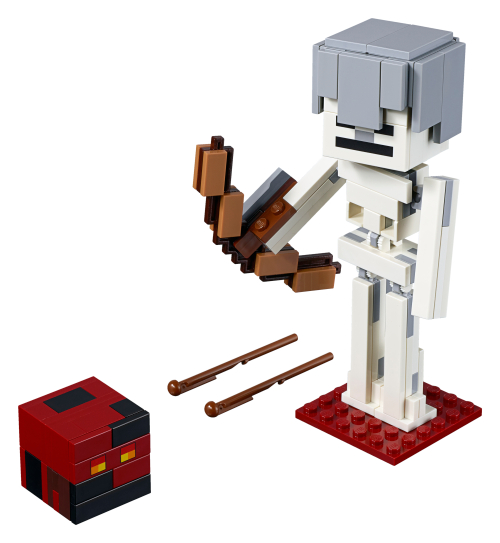 BigFig Skeleton with magma cube — LEGO set 21150