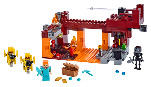 ブレイズブリッジでの戦い レゴ マインクラフト 組み立て説明書 コンシューマーサービス Lego Com Jp
