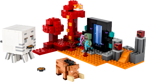 Agguato nel portale del Nether — set LEGO 21255
