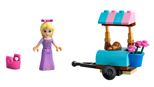 Caja de LEGO 30116 La Visita al Mercado de Rapunzel