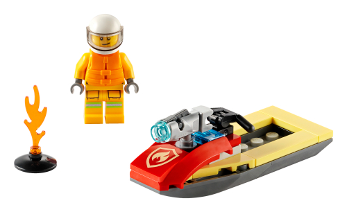 Fire Rescue Water Scooter — LEGO set 30368