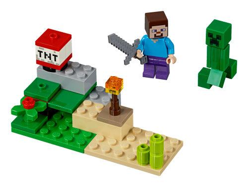 Steve e Creeper — set LEGO 30393