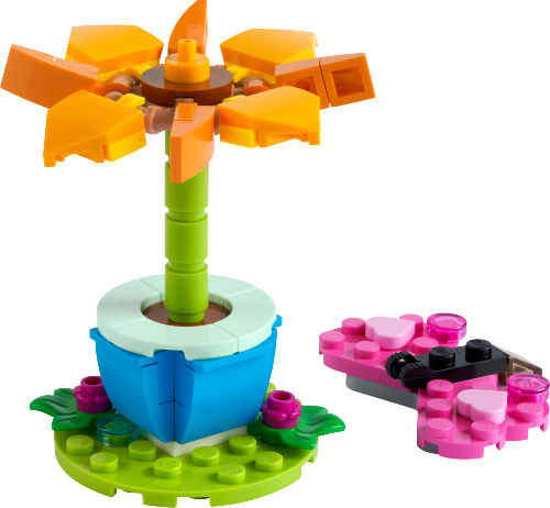 Garden Flower and Butterfly — LEGO set 30417