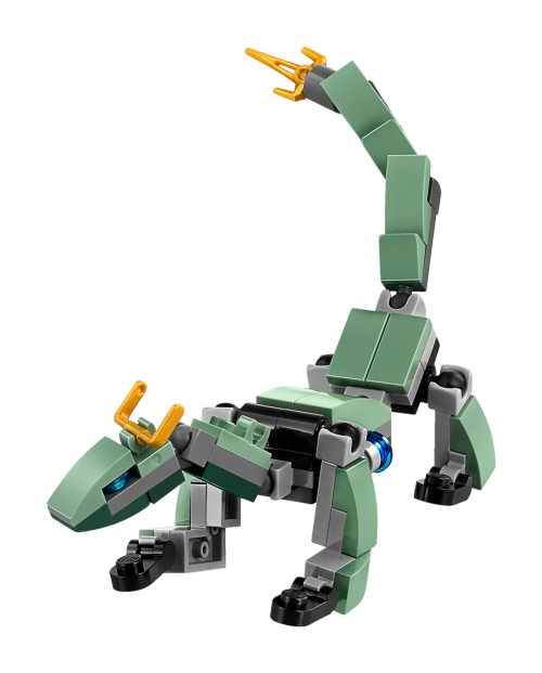 Green Ninja Mech Dragon Microbuild — LEGO set 30428