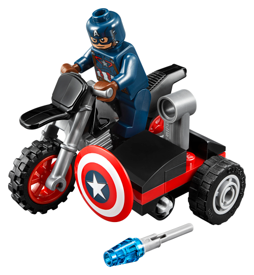 La motocicletta di Captain America — set LEGO 30447