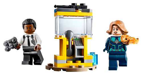 Captain Marvel e Nick Fury — set LEGO 30453