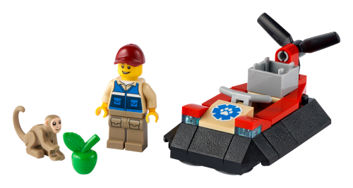 Hovercraft di soccorso animale — set LEGO 30570