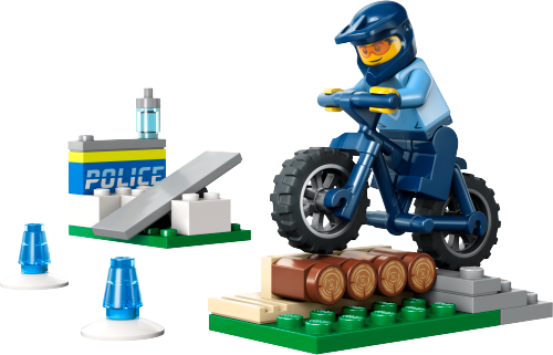 Addestramento in bicicletta della polizia — set LEGO 30638