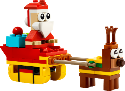 Avventura sulla slitta di Babbo Natale — set LEGO 30670