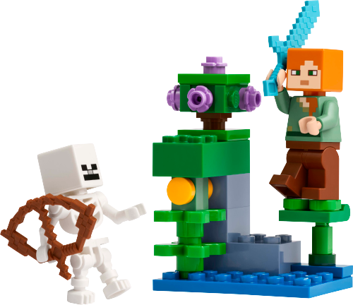Duello nella grotta lussureggiante — set LEGO 30705