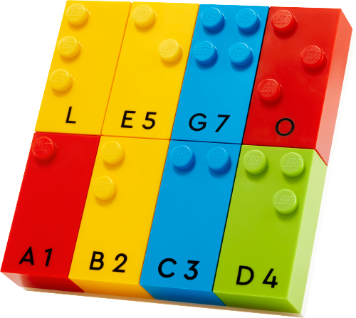 Caja de LEGO 30711 Juega con Ladrillos Braille