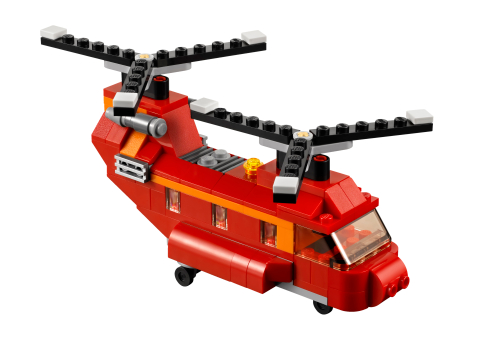 Elicottero rosso — set LEGO 31003