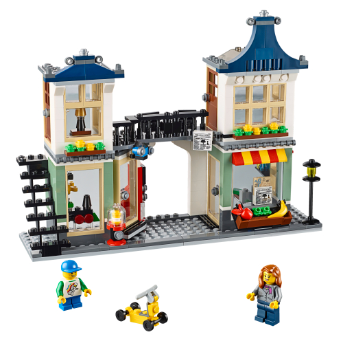 Negozio di giocattoli e drogheria — set LEGO 31036