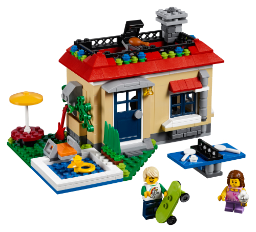 Vacanza in piscina modulabile — set LEGO 31067