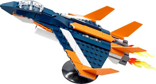Forstyrrelse Ansøgning uddrag Supersonic-jet 31126 - LEGO® Creator - Building Instructions - Customer  Service - LEGO.com US