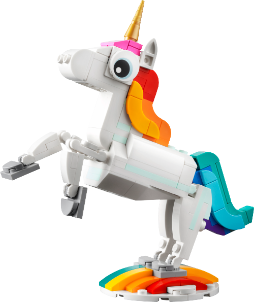LEGO Magical Unicorn (31140)[145 pcs] Step-by-Step Building Instructions  @TopBrickBuilder 