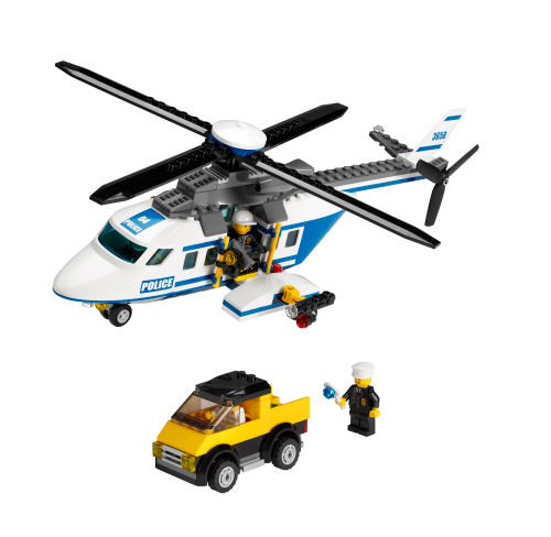Elicottero della polizia — set LEGO 3658